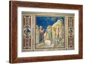 Life of Christ, Raising of Lazarus-Giotto di Bondone-Framed Art Print
