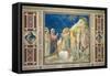 Life of Christ, Raising of Lazarus-Giotto di Bondone-Framed Stretched Canvas