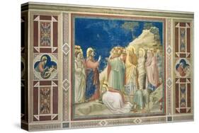 Life of Christ, Raising of Lazarus-Giotto di Bondone-Stretched Canvas