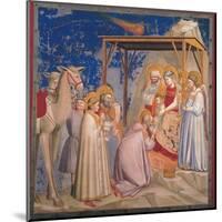 Life of Christ, The Adoration of the Magi-Giotto di Bondone-Mounted Art Print