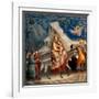 Life of Christ, The Flight into Egypt-Giotto di Bondone-Framed Art Print