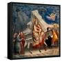 Life of Christ, The Flight into Egypt-Giotto di Bondone-Framed Stretched Canvas