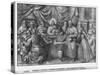 Life of Christ, the Last Supper, Preparatory Study of Tapestry Cartoon-Henri Lerambert-Stretched Canvas