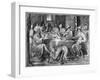 Life of Christ, the Meal at the House of Simon the Pharisee-Henri Lerambert-Framed Giclee Print