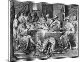 Life of Christ, the Meal at the House of Simon the Pharisee-Henri Lerambert-Mounted Giclee Print