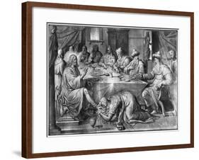 Life of Christ, the Meal at the House of Simon the Pharisee-Henri Lerambert-Framed Giclee Print