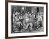 Life of Christ, the Meal at the House of Simon the Pharisee-Henri Lerambert-Framed Giclee Print