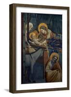 Life of Christ, the Nativity in the Stable-Giotto di Bondone-Framed Art Print