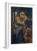 Life of Christ, the Nativity in the Stable-Giotto di Bondone-Framed Art Print