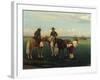 Life of Gauchos in Pampas: Riders Preparing for Rodeo-Properzia De Rossi-Framed Premium Giclee Print
