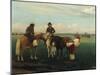 Life of Gauchos in Pampas: Riders Preparing for Rodeo-Properzia De Rossi-Mounted Giclee Print