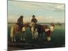 Life of Gauchos in Pampas: Riders Preparing for Rodeo-Properzia De Rossi-Mounted Giclee Print