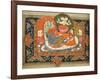 Life of Krishna, C18th - 19th Century-null-Framed Giclee Print