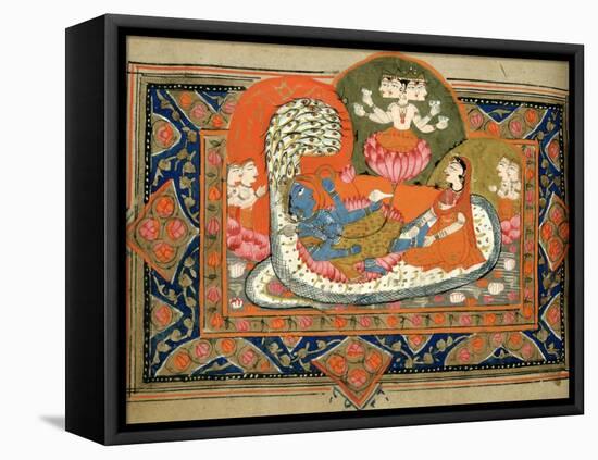 Life of Krishna, C18th - 19th Century-null-Framed Stretched Canvas