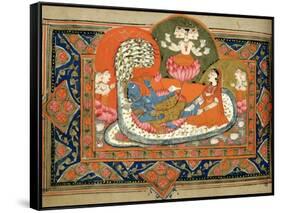 Life of Krishna, C18th - 19th Century-null-Framed Stretched Canvas