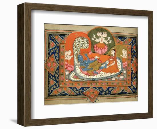 Life of Krishna, C18th - 19th Century-null-Framed Giclee Print