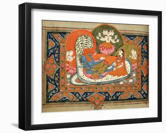 Life of Krishna, C18th - 19th Century-null-Framed Giclee Print