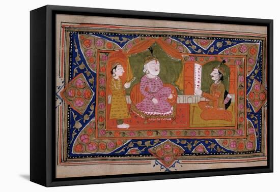 Life of Krishna, C18th - 19th Century-null-Framed Stretched Canvas