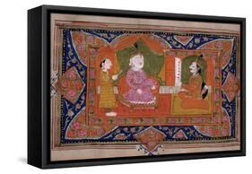 Life of Krishna, C18th - 19th Century-null-Framed Stretched Canvas