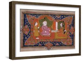 Life of Krishna, C18th - 19th Century-null-Framed Giclee Print