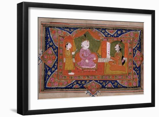 Life of Krishna, C18th - 19th Century-null-Framed Giclee Print