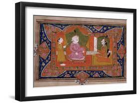 Life of Krishna, C18th - 19th Century-null-Framed Giclee Print