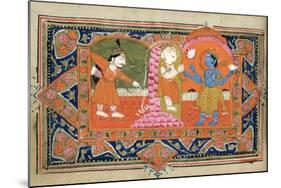 Life of Krishna, C18th - 19th Century-null-Mounted Giclee Print