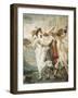 Life of Pulcinella-Giovanni Battista Tiepolo-Framed Art Print