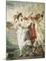 Life of Pulcinella-Giovanni Battista Tiepolo-Mounted Art Print