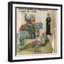 Life of St. George and St. Margaret, Dragon-Miniatore veronese-Framed Art Print