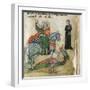 Life of St. George and St. Margaret, Dragon-Miniatore veronese-Framed Art Print