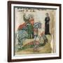 Life of St. George and St. Margaret, Dragon-Miniatore veronese-Framed Art Print