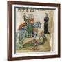 Life of St. George and St. Margaret, Dragon-Miniatore veronese-Framed Art Print