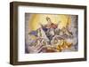 Life of St. Nicolas in Saint-Nicolas de Veroce church, Haute Savoie, France-Godong-Framed Photographic Print