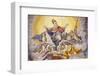 Life of St. Nicolas in Saint-Nicolas de Veroce church, Haute Savoie, France-Godong-Framed Photographic Print