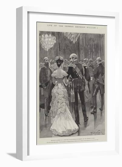 Life of the German Emperor William I-Richard Caton Woodville II-Framed Giclee Print