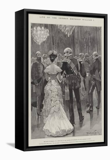 Life of the German Emperor William I-Richard Caton Woodville II-Framed Stretched Canvas