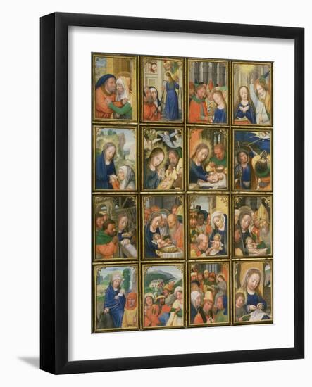 Life of the Virgin, from the 'Stein Quadriptych'-Simon Bening-Framed Giclee Print