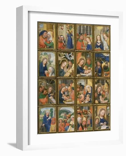 Life of the Virgin, from the 'Stein Quadriptych'-Simon Bening-Framed Giclee Print