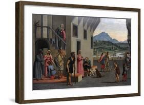 Life of the Young Tobias-Francesco Granacci-Framed Giclee Print