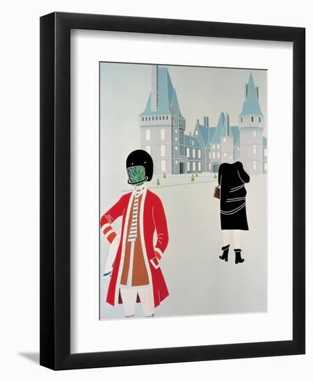 Life of Voltaire-Emilio Tadini-Framed Giclee Print