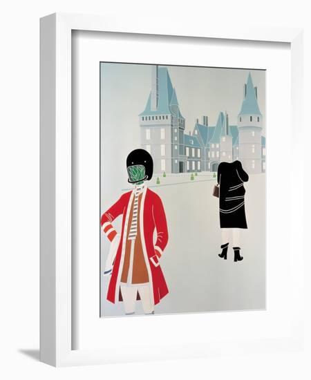 Life of Voltaire-Emilio Tadini-Framed Giclee Print