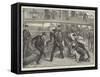 Life on Board a Man-Of-War, Junior Officers at Hockey-William Heysham Overend-Framed Stretched Canvas