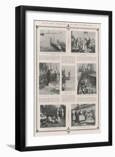 Life on Board a Training-Ship, the Making of British Sailors-null-Framed Premium Giclee Print