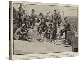 Life on Board a Transport, Drums and Fifes on the Forecastle Deck-Henry Marriott Paget-Stretched Canvas