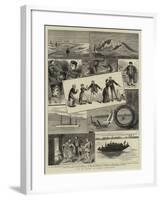 Life on Board an Indian Troopship-null-Framed Giclee Print