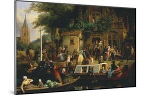 Life on the Canals-Valentin Bing-Mounted Giclee Print