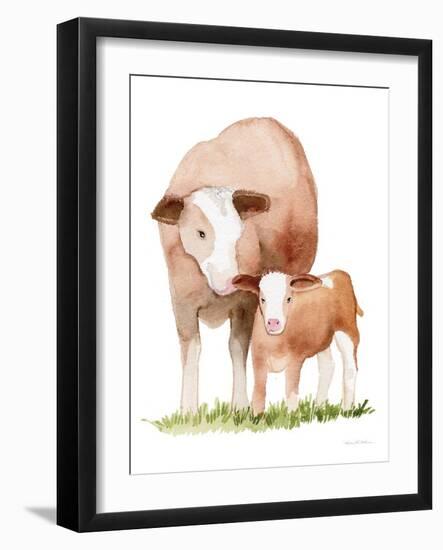 Life on the Farm Animal Element I-Kathleen Parr McKenna-Framed Art Print