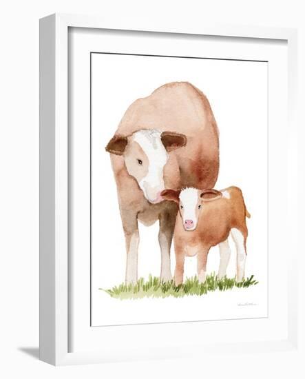 Life on the Farm Animal Element I-Kathleen Parr McKenna-Framed Art Print