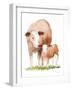 Life on the Farm Animal Element I-Kathleen Parr McKenna-Framed Art Print